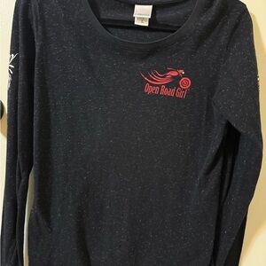 J. America Black Long Sleeve Shirt